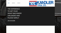 Desktop Screenshot of kandlertool.com